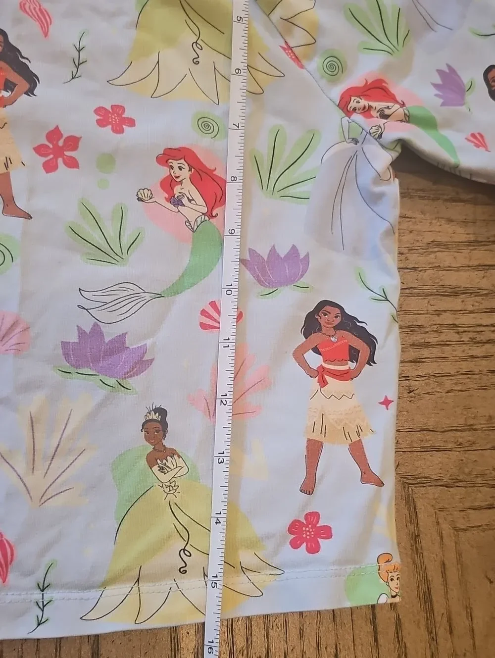 Disney Blue Pastel Princess Print Top and Tulle Skort Size 5/6